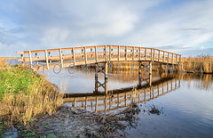 Brug Dorpszicht op Texel.