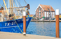 Haven van Oudeschild in de zomer.