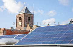 Kerk Oosterend en zonnepanelen.