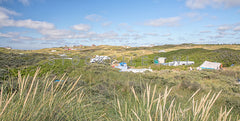 Kogerstrand camping tussen de duinen.