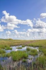 Kreek in Waddengebied.