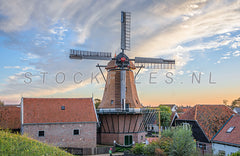 Molen de Traanroeier in Oudeschild.