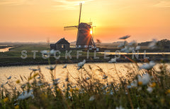 Molen het Noorden en Margrieten op Texel.