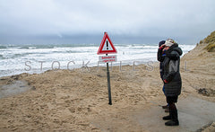 Storm op Texel.