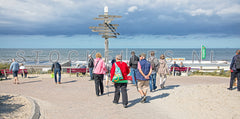 Genieten van het strand bij de Koog.