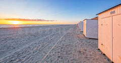 Strandhuisjes op Texel.