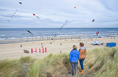 Vliegers op Texel.